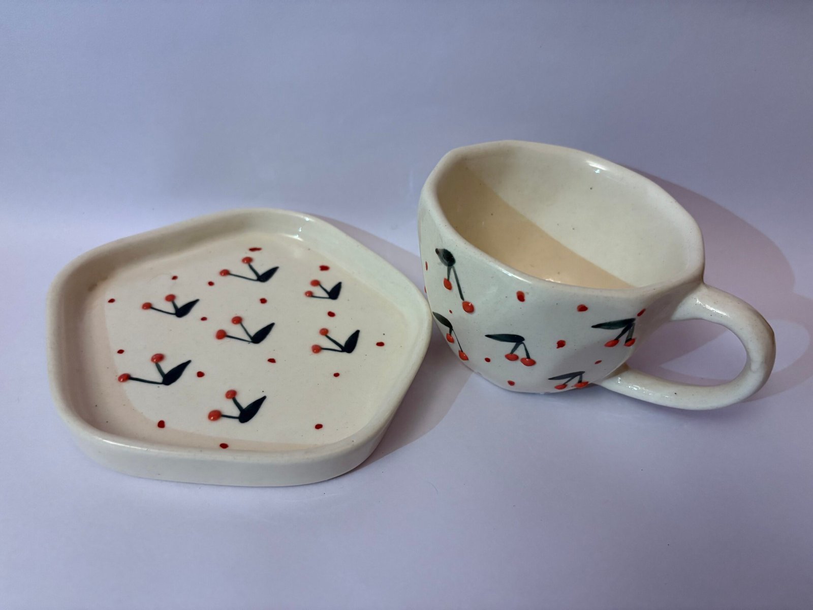 Cherry Cup and Plate - Image 4
