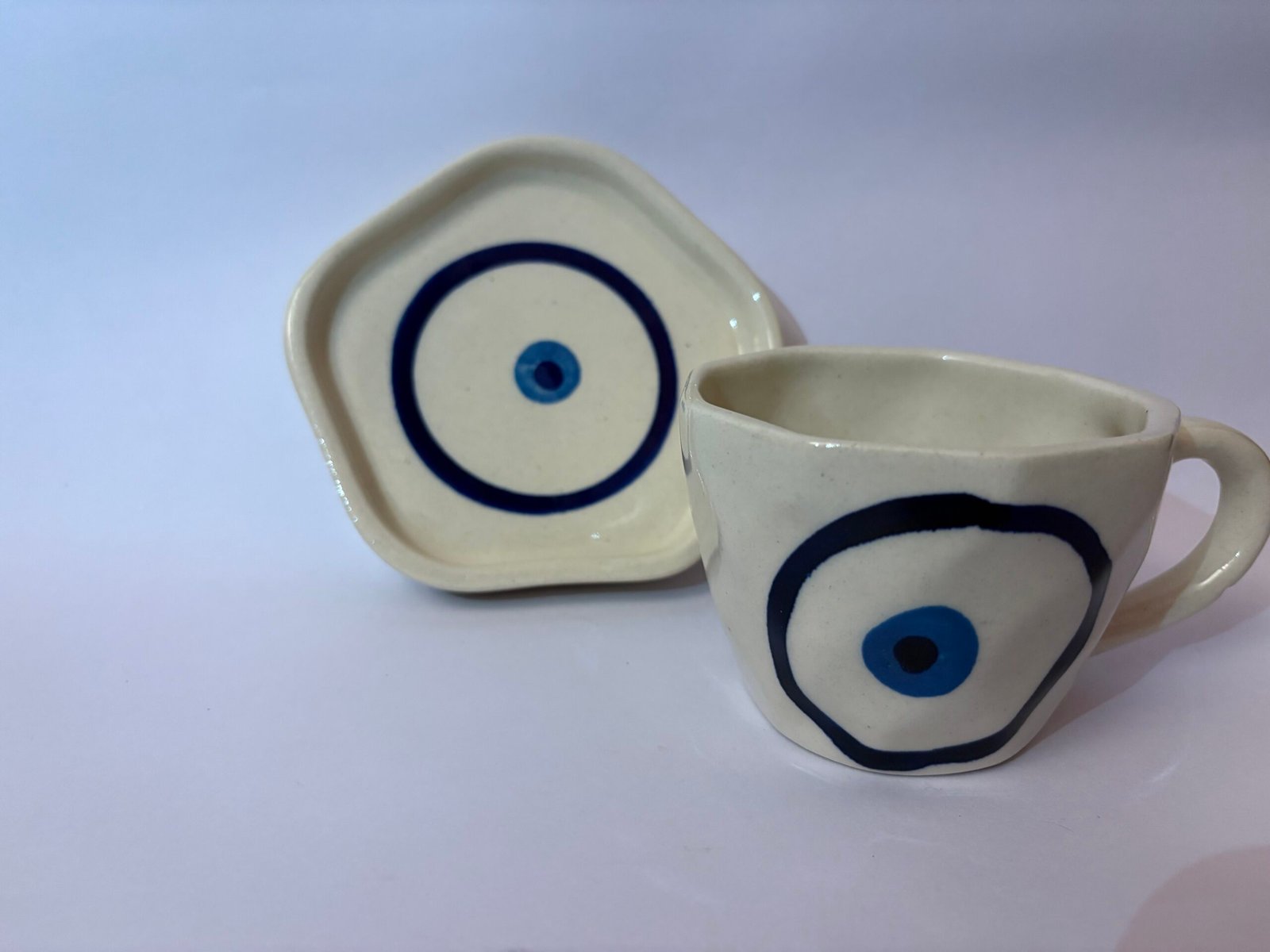 Evil Eye Cup and Plate - Image 2