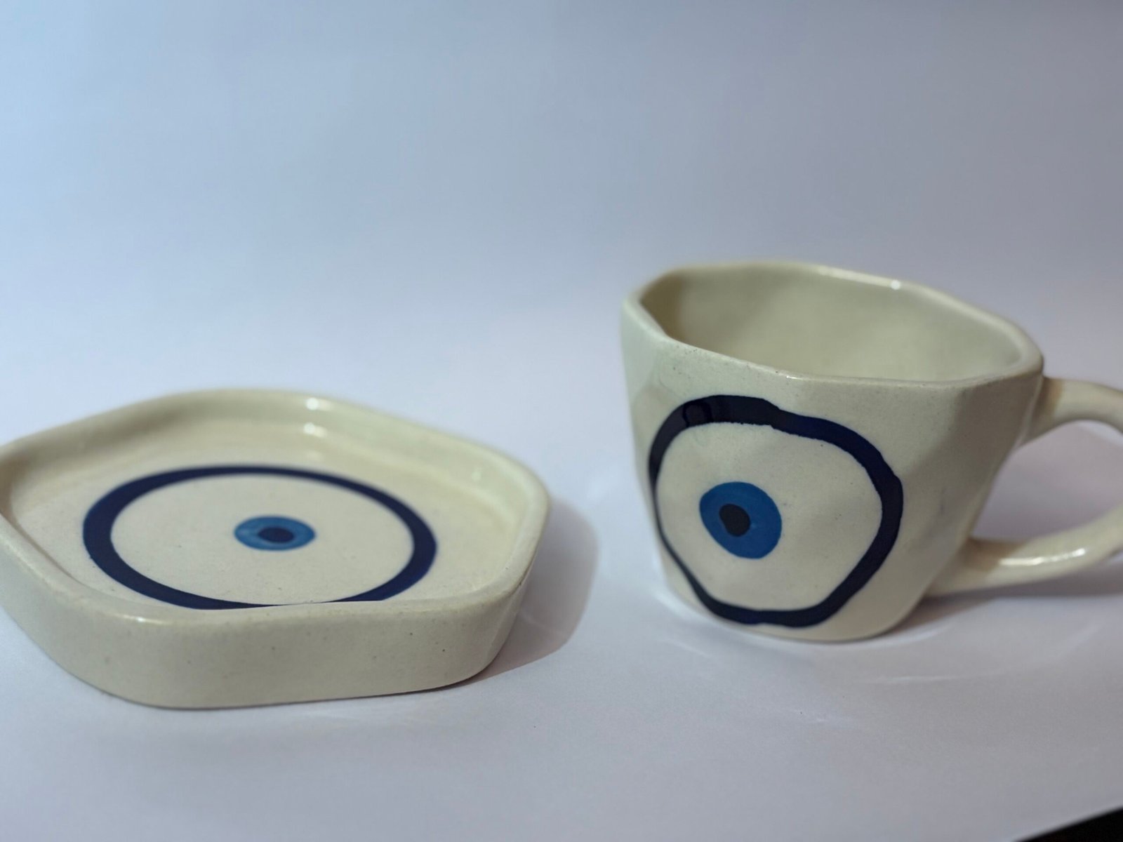 Evil Eye Cup and Plate - Image 3